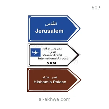 شاخصة المرور رقم 607